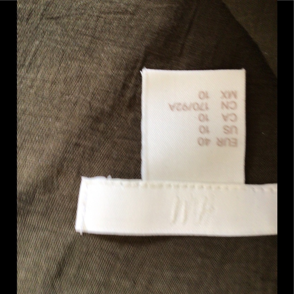 H&M Army Green/Taupe Summer Top - Picture 8 of 9